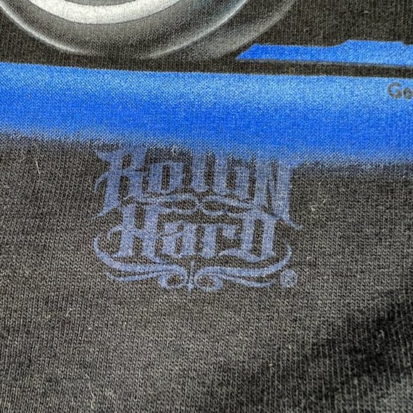 VTG ODM Rollin Hard Shirt Adult Extra Large Black Chevy La Bombita Chicano Tee - Picture 8 of 13